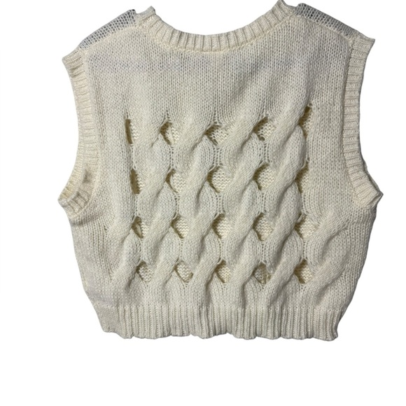 Anthropologie Pilcro Cutout Knit Vest ONE SIZE - Picture 4 of 7